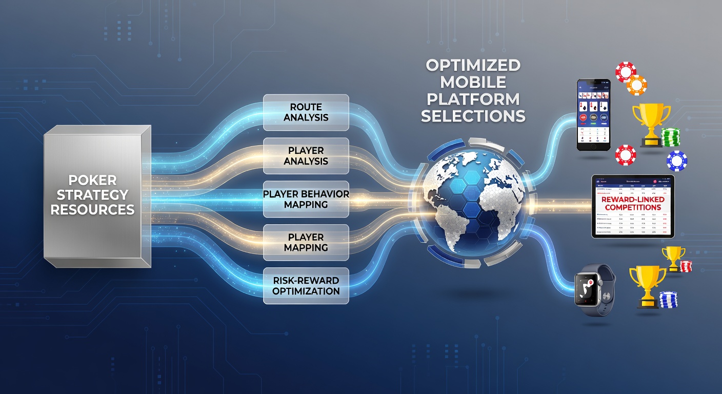 Poker player reviewing strategy materials on a tablet before selecting a mobile app for reward competitions